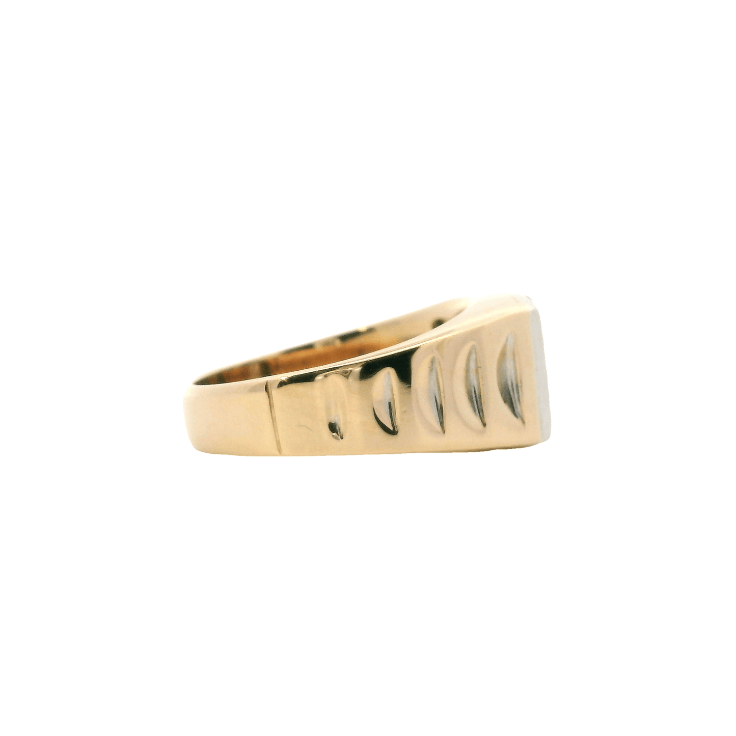 14K Yellow & White Gold Diamond Ring - 0.51ct
