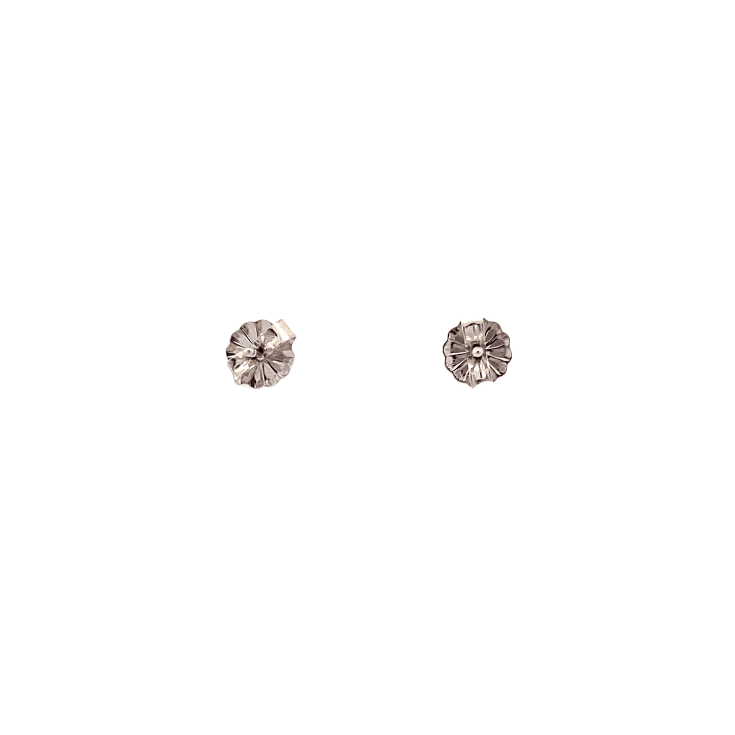 14K White Gold Diamond Solitaire Earrings - 1.33ct