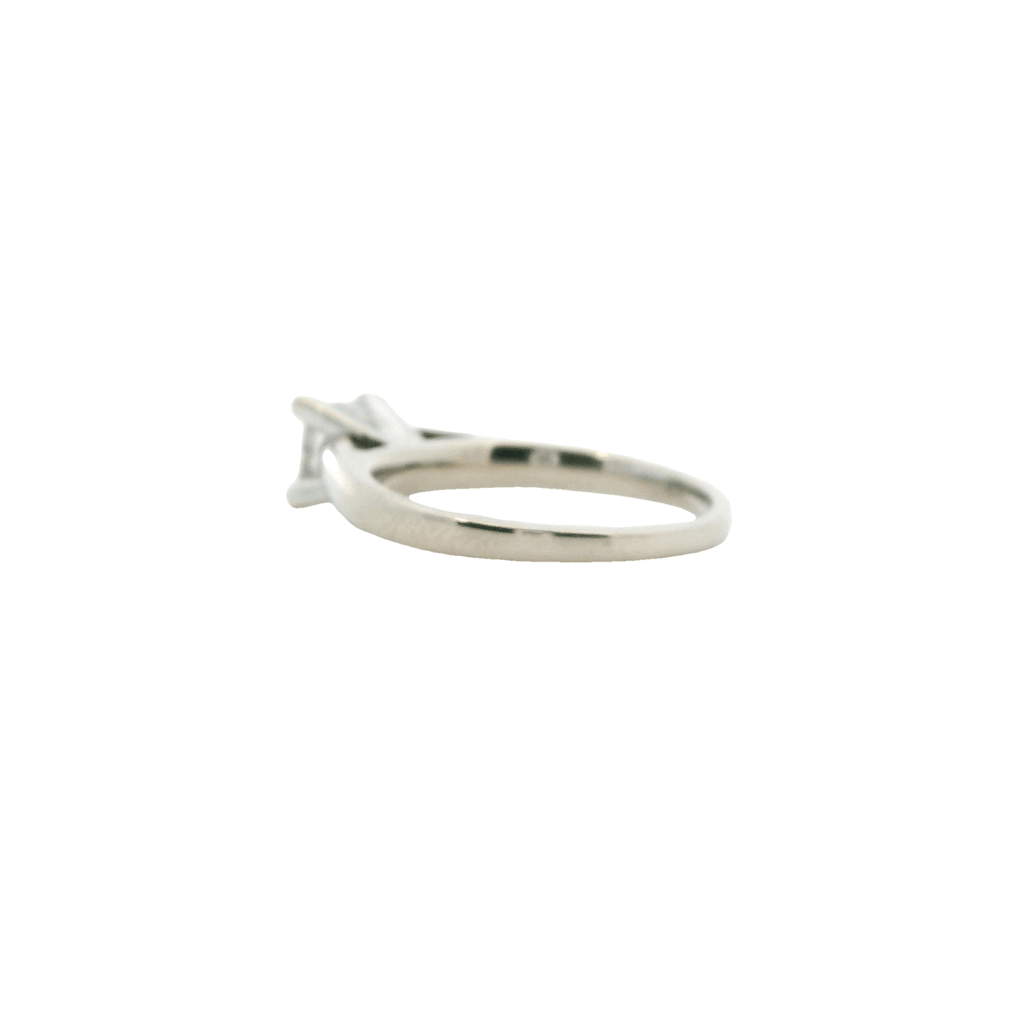 14K White Gold Diamond Solitaire Ring - 0.94ct