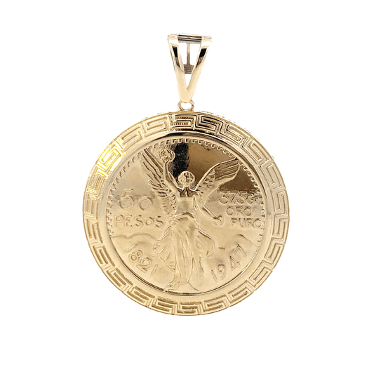 10K Yellow Gold 50 Pesos (Copy) Pendant