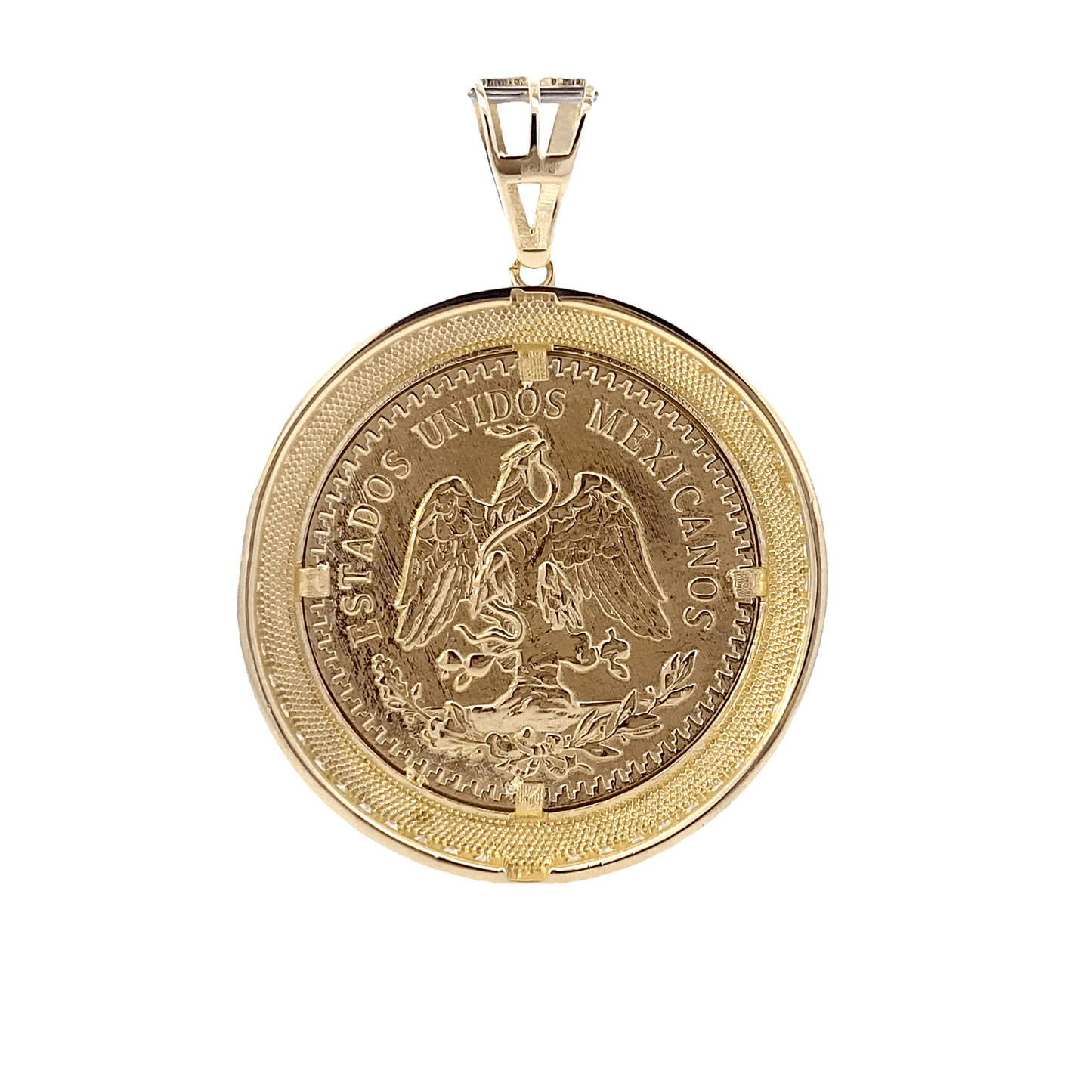 10K Yellow Gold 50 Pesos (Copy) Pendant