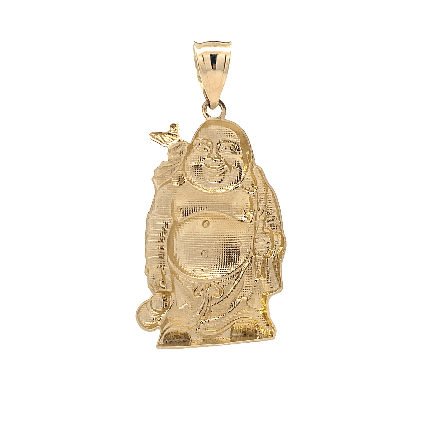 10K Yellow Gold Buddha Pendant