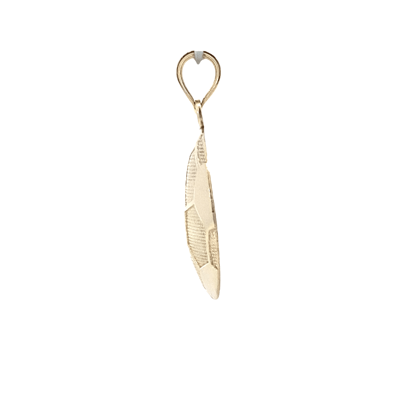 10K Yellow Gold Soccer Ball Pendant