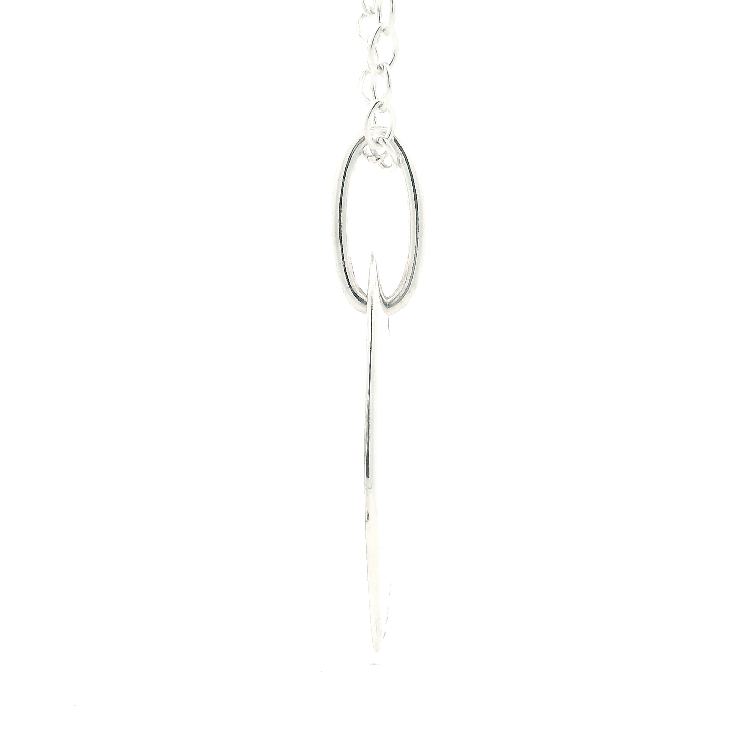 Silver George Jensen Shades Of Tulips Pendant & 23" Chain