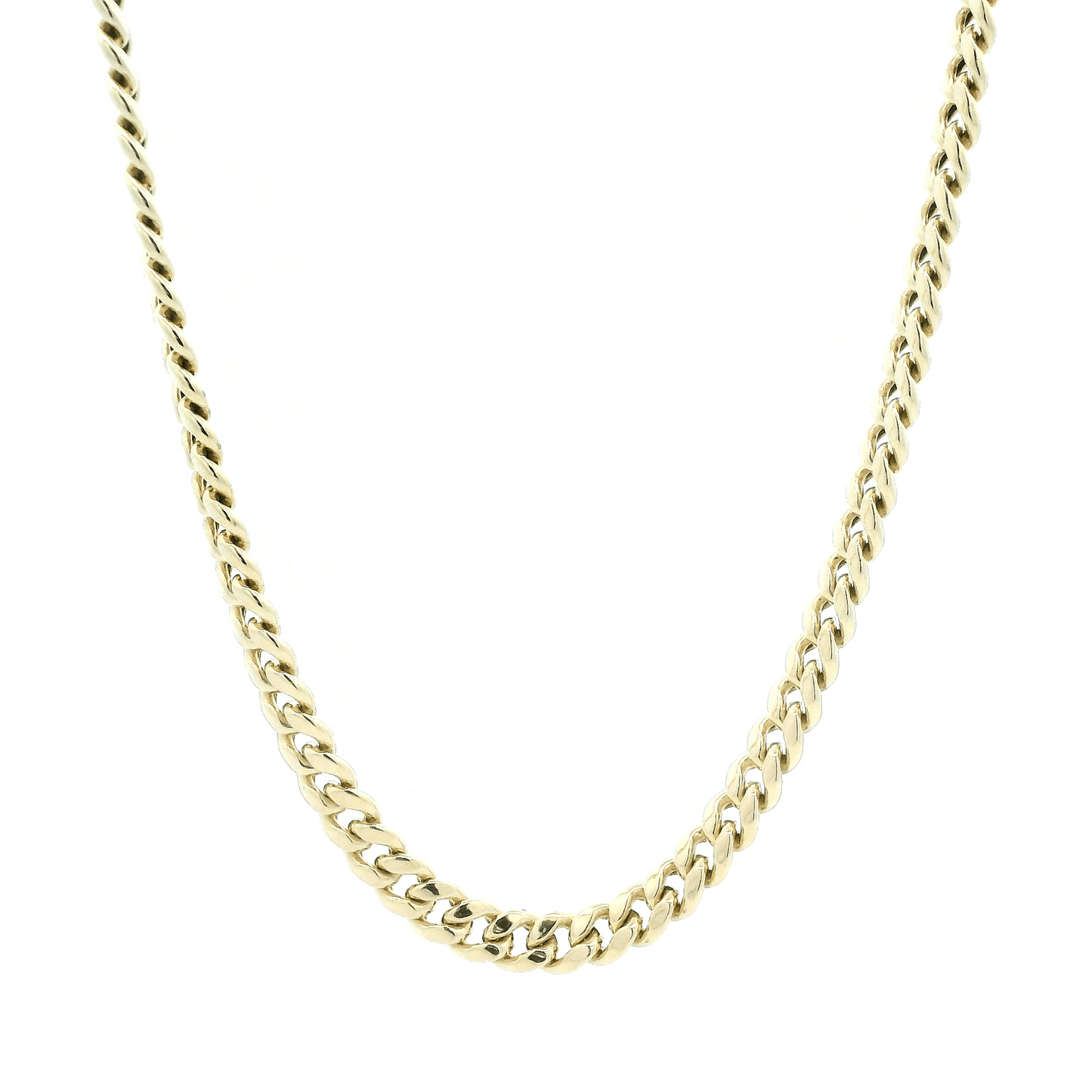 10K Yellow Gold 22" Cuban Chain