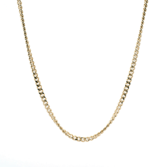 14K Yellow Gold 26" Curb Chain