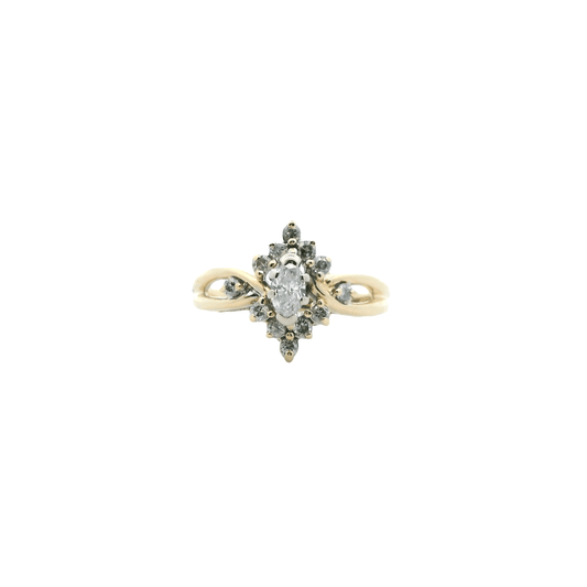 14K Yellow Gold Women’s Diamond Ring - 0.50ct
