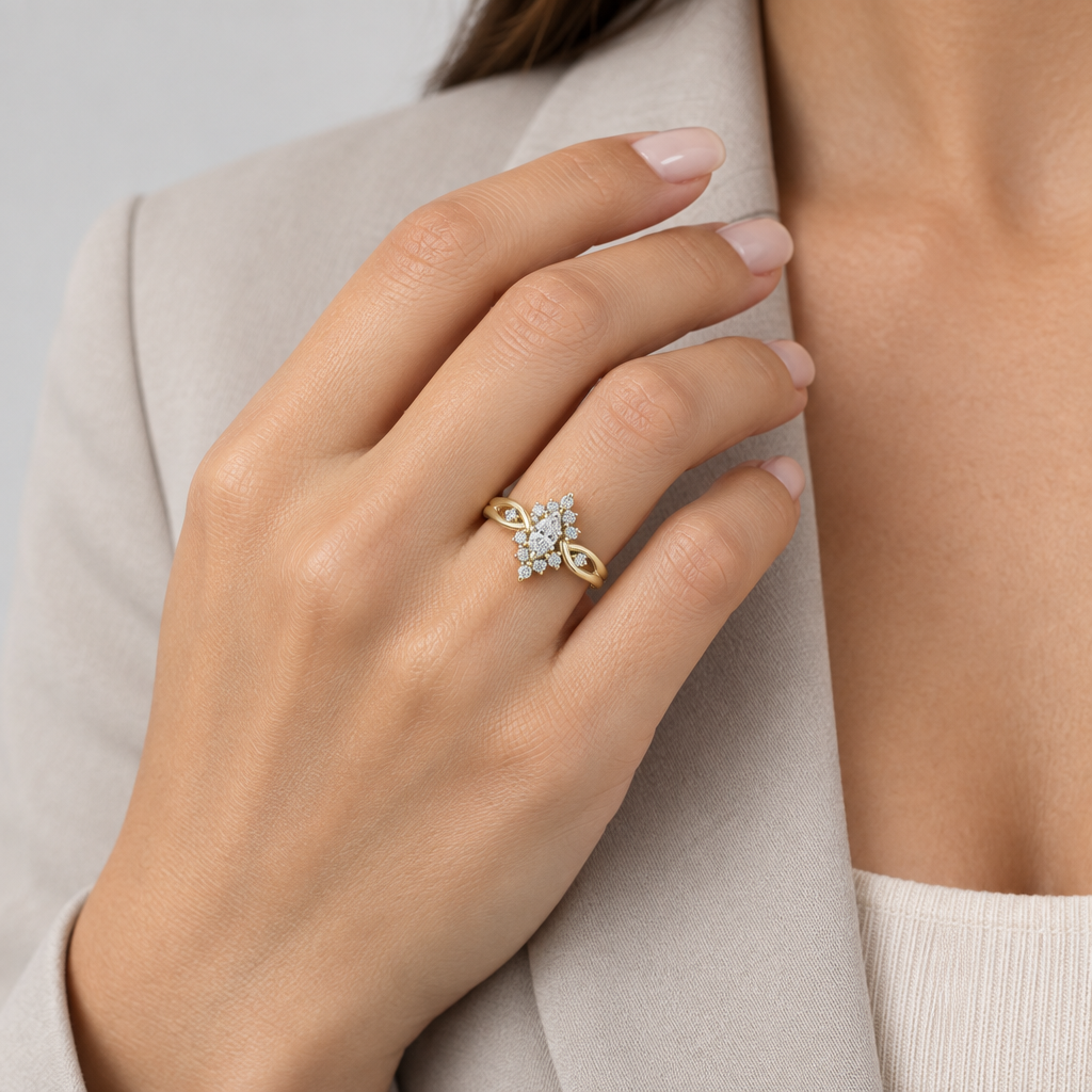 14K Yellow Gold Women’s Diamond Ring - 0.50ct