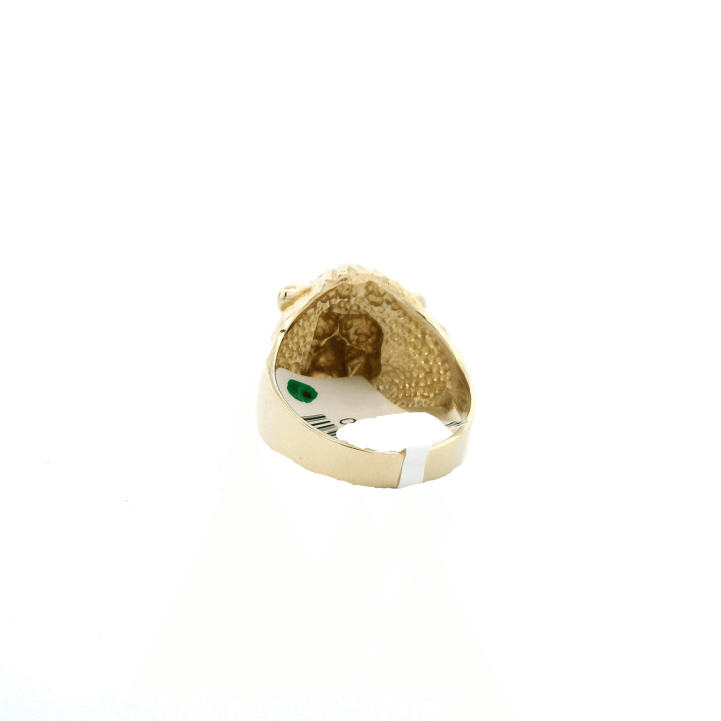 14K Yellow Gold Lion Head Ring