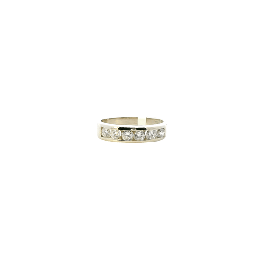 18K White Gold Diamond Women's Ring - 0.60ct