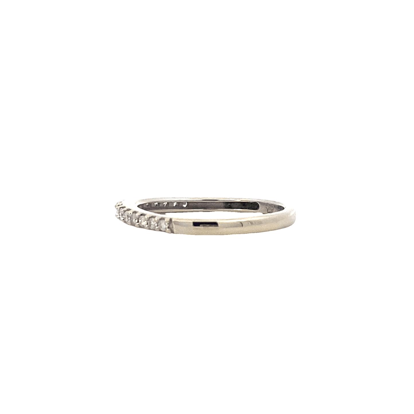 14K White Gold And Diamond Womens Ring - 0.20ct
