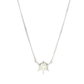 Platinum 16" Link Chain & Diamond Pendant - 0.44ct