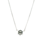 Platinum 16" Link Chain & Diamond Pendant - 0.44ct