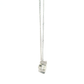 Platinum 16" Link Chain & Diamond Pendant - 0.44ct