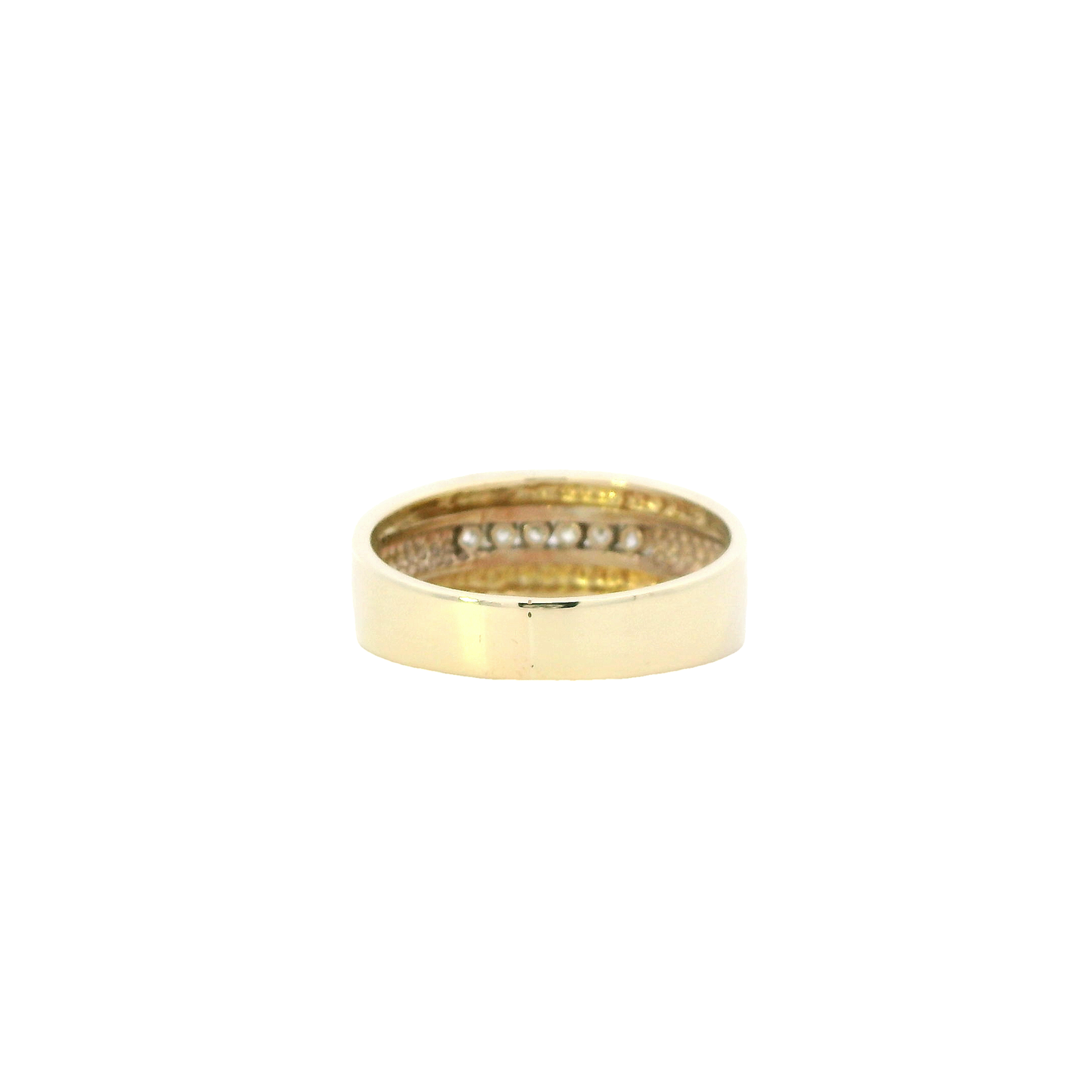 14K Yellow Gold Men's Diamond Ring - 0.35ct