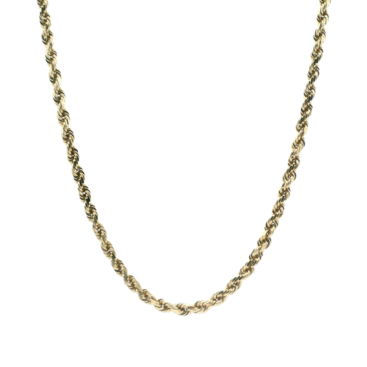 14K Yellow Gold 22" Rope Chain