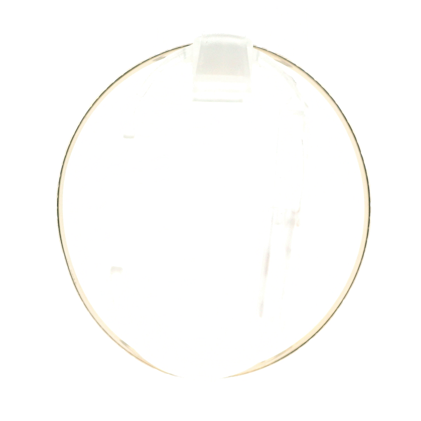 14K Yellow Gold Diamond Cut Bangle Bracelets - Set of 7