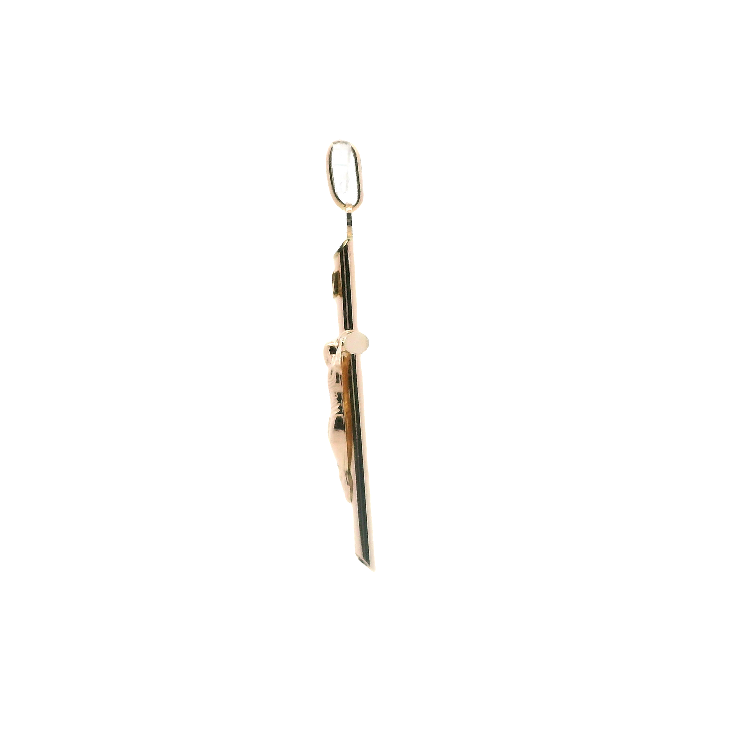 14K Yellow Gold Crucifix Pendant