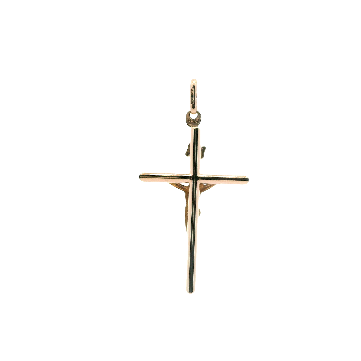 14K Yellow Gold Crucifix Pendant