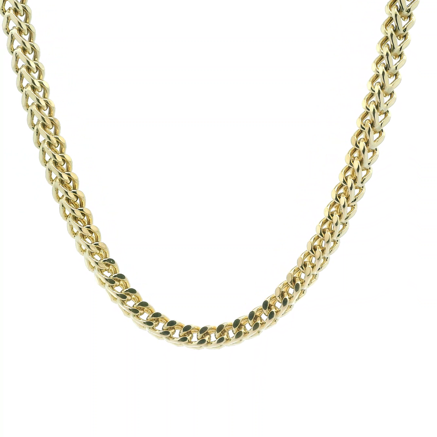 14K Yellow Gold Franco 25" Chain