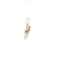 14 Tri Color Gold "15 Anos" Heart Pendant