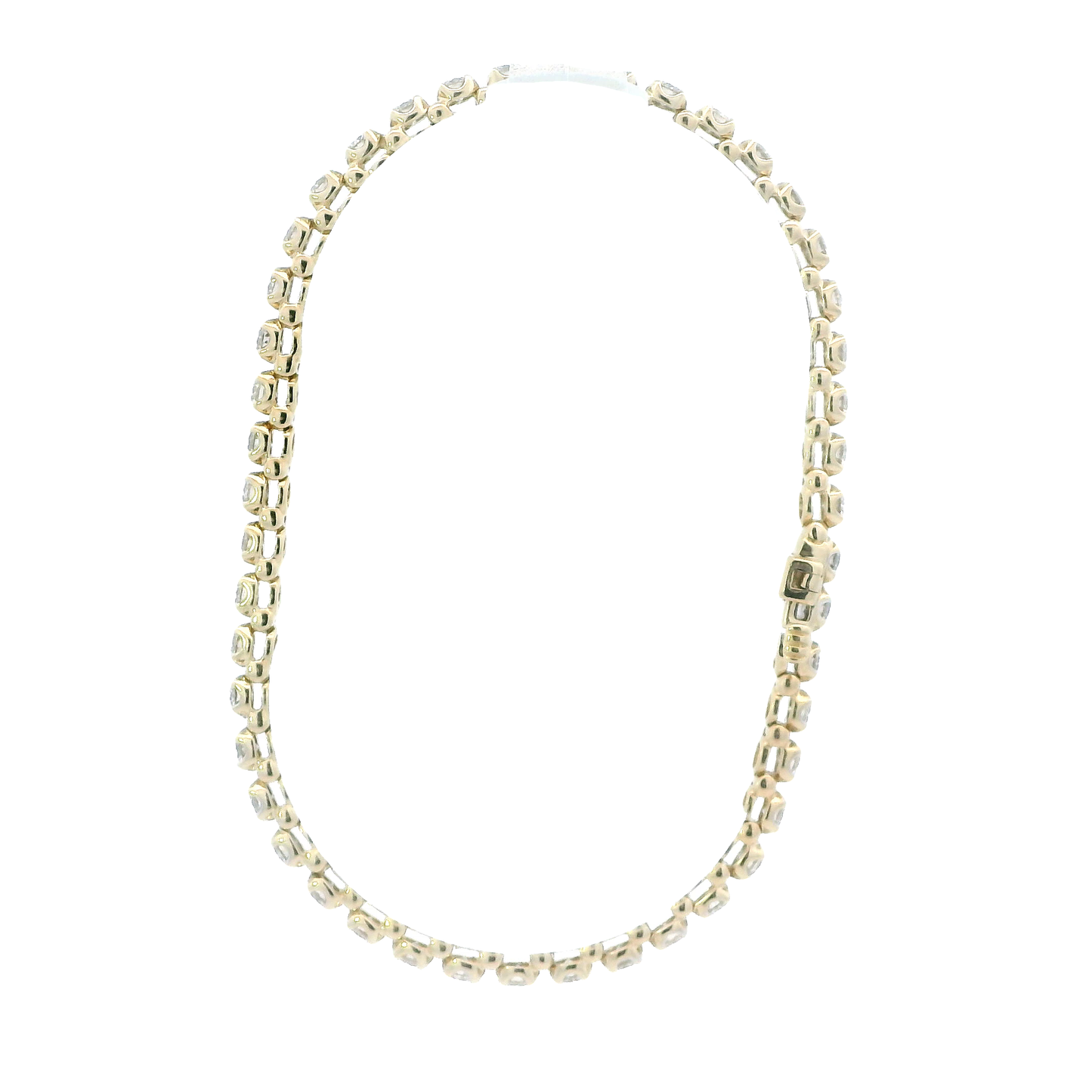 10K Yellow Gold Diamond Tennis Bracelet - 4.60ct