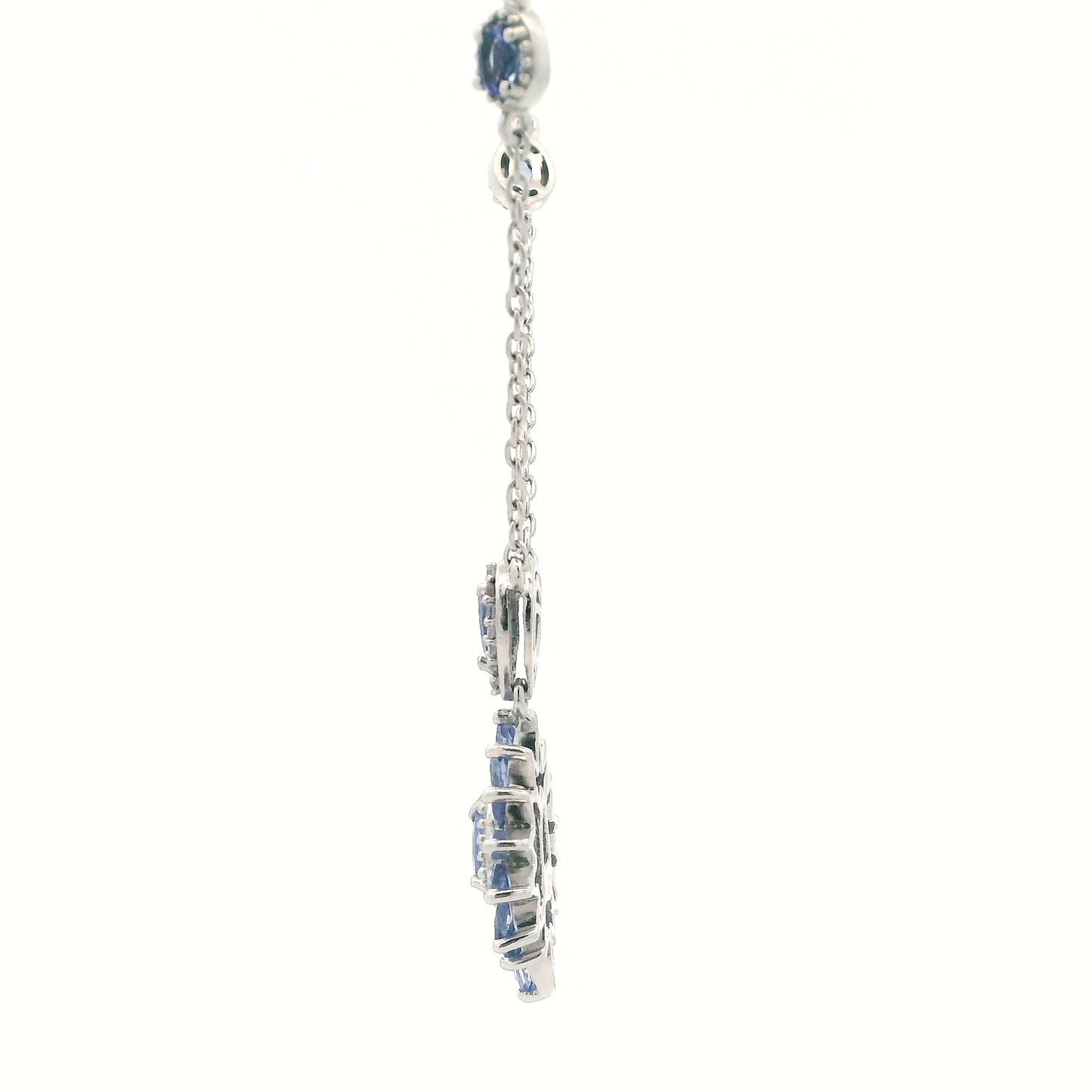 D'Joy Sterling Silver Tanzanite Necklace