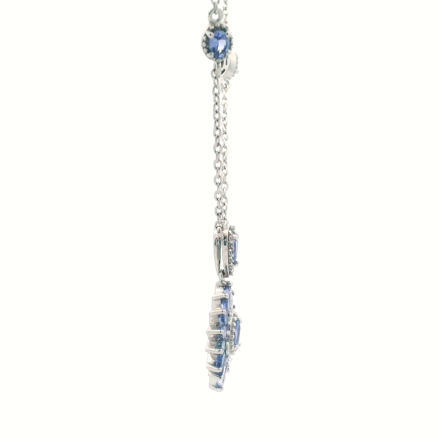 D'Joy Sterling Silver Tanzanite Necklace