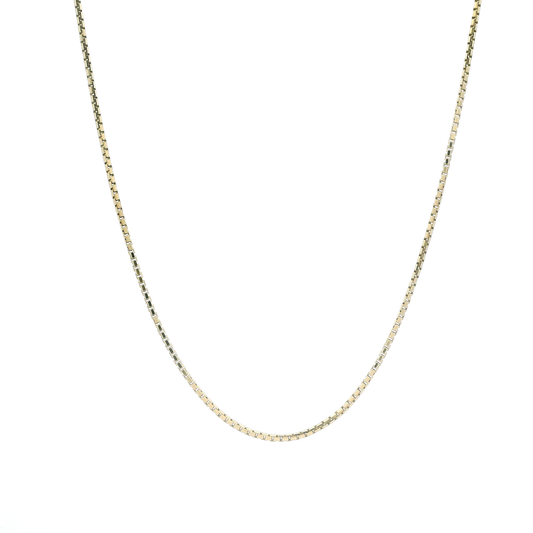 14K Yellow Gold 20" Box Chain