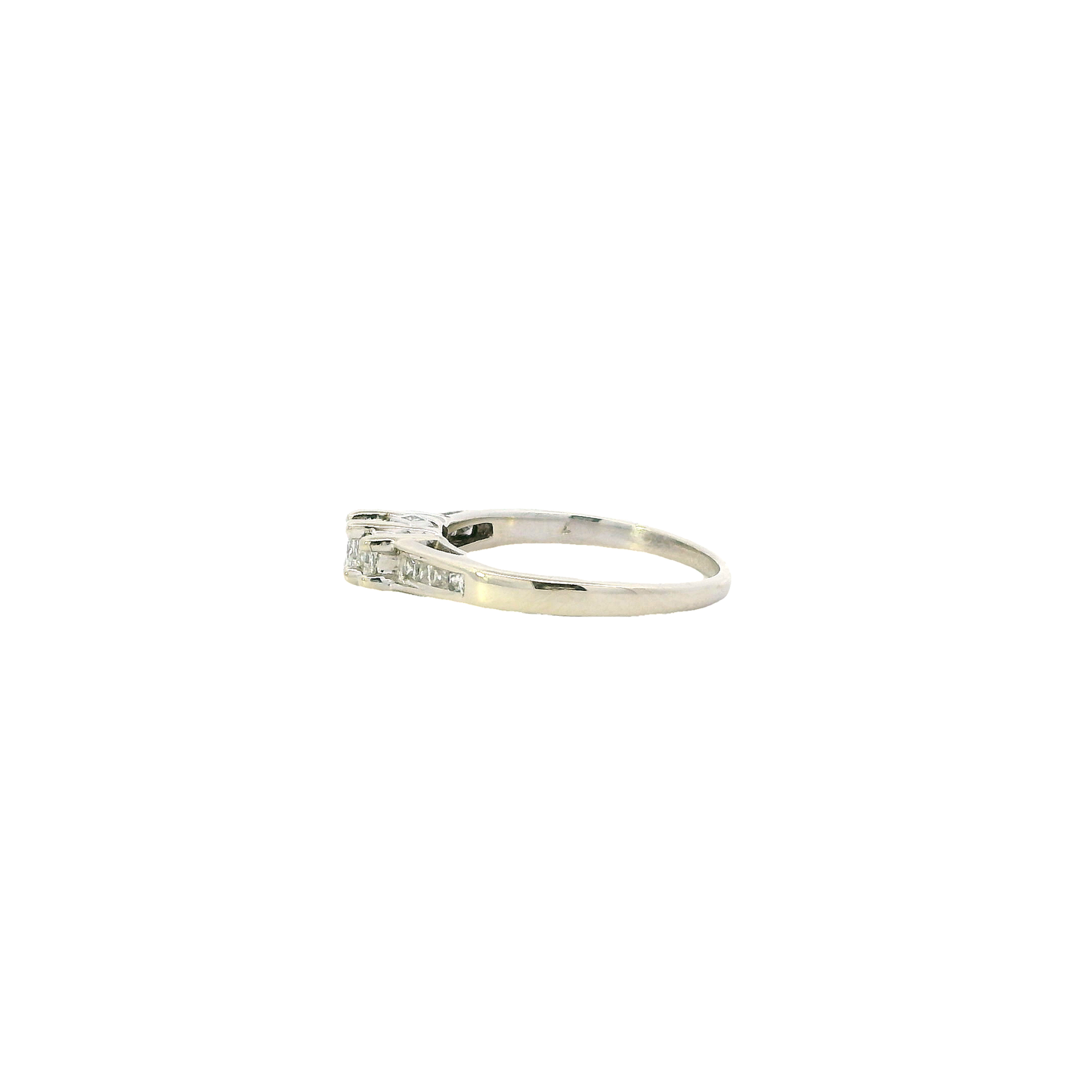 14K White Gold Diamond Womens Ring - 0.48ct