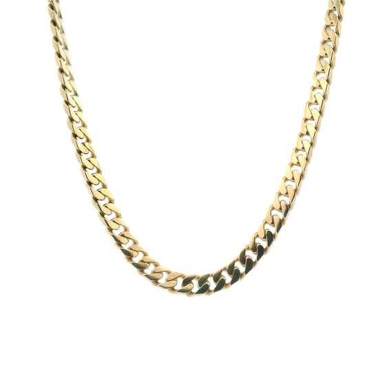 18K Yellow Gold 25" Curb Chain