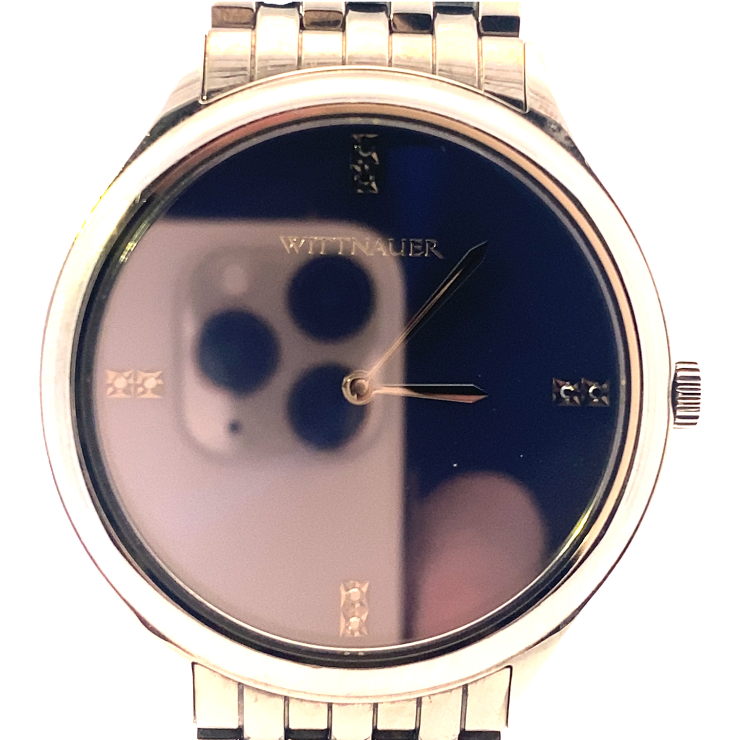 Wittnauer Mens Black Tie Watch