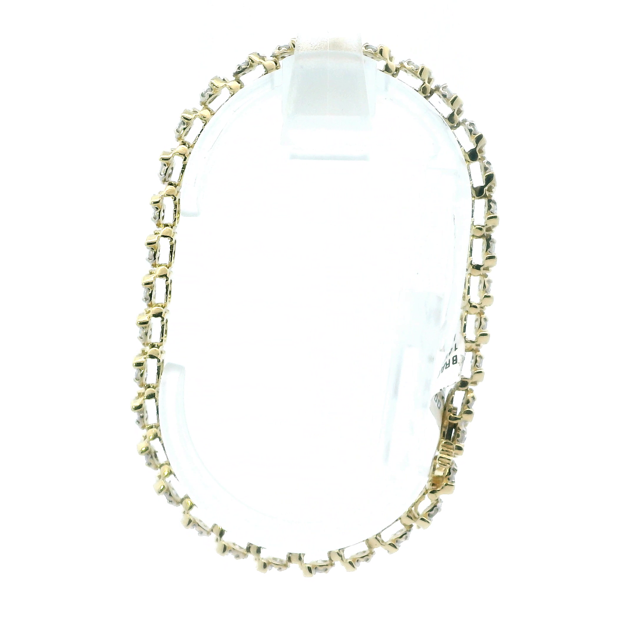 14K Yellow Gold Diamond Tennis Bracelet - 2.00ct