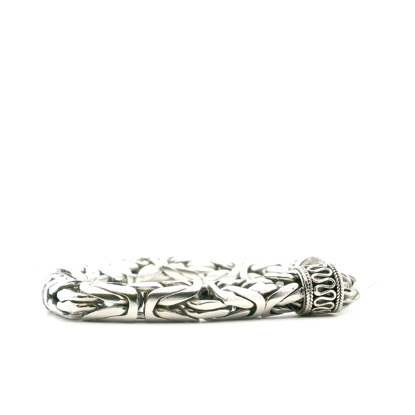 Sterling Silver Byzantine Link Bracelet