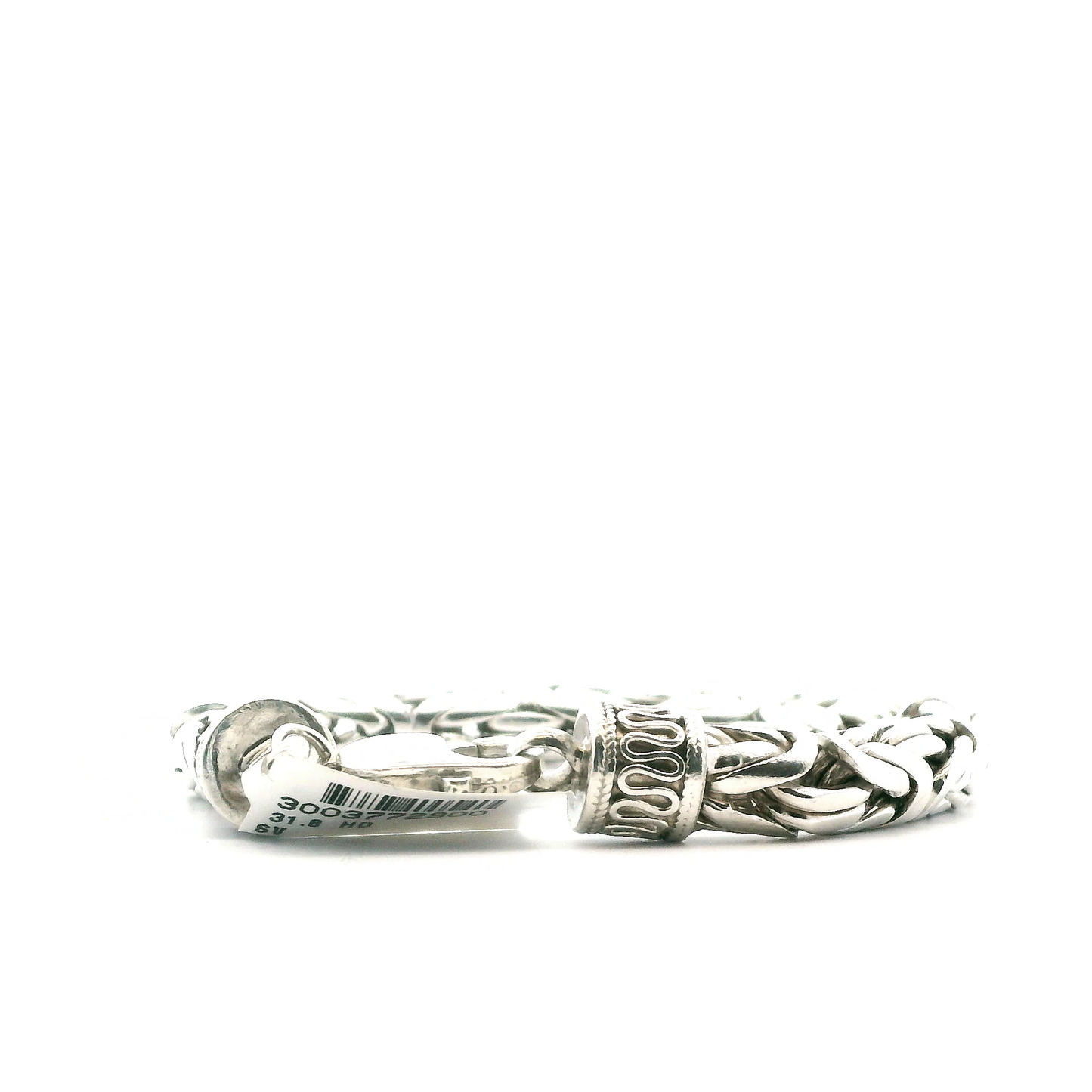 Sterling Silver Byzantine Link Bracelet