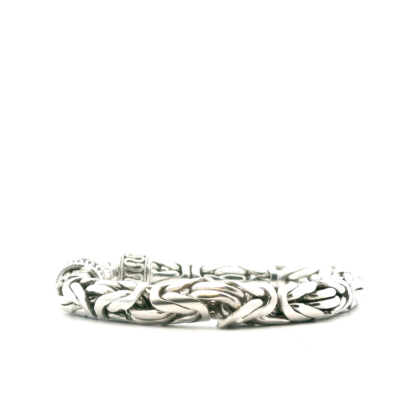 Sterling Silver Byzantine Link Bracelet
