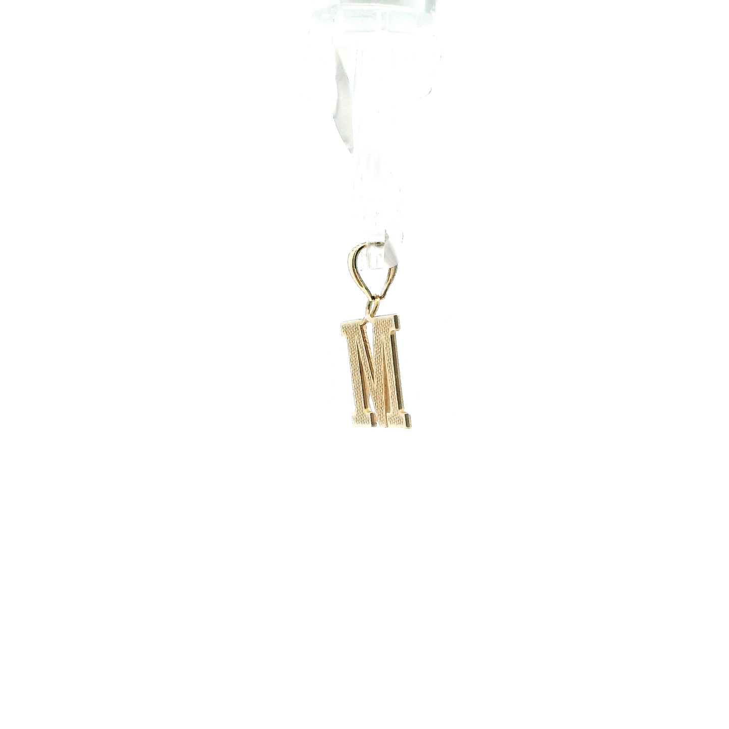 10K Yellow Gold Letter "M" Pendant