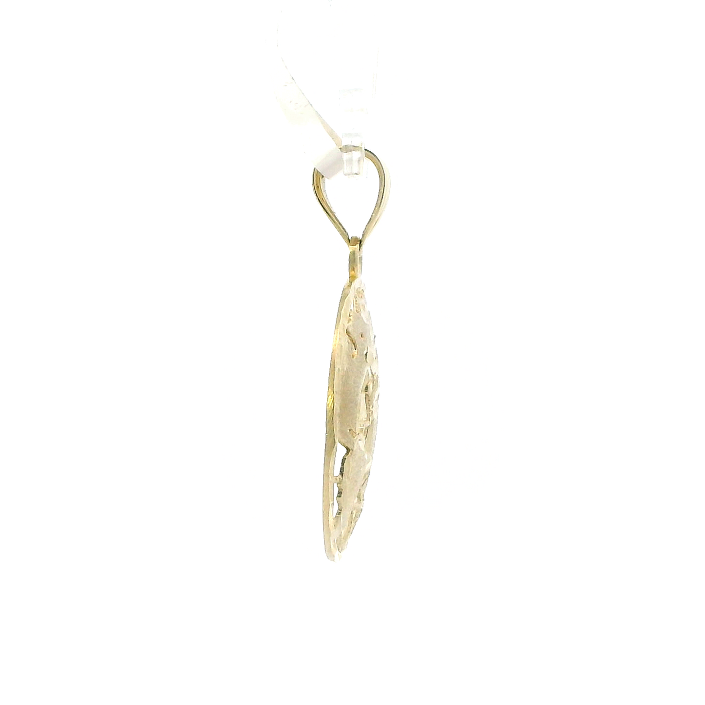10K Yellow Gold Globe Pendant