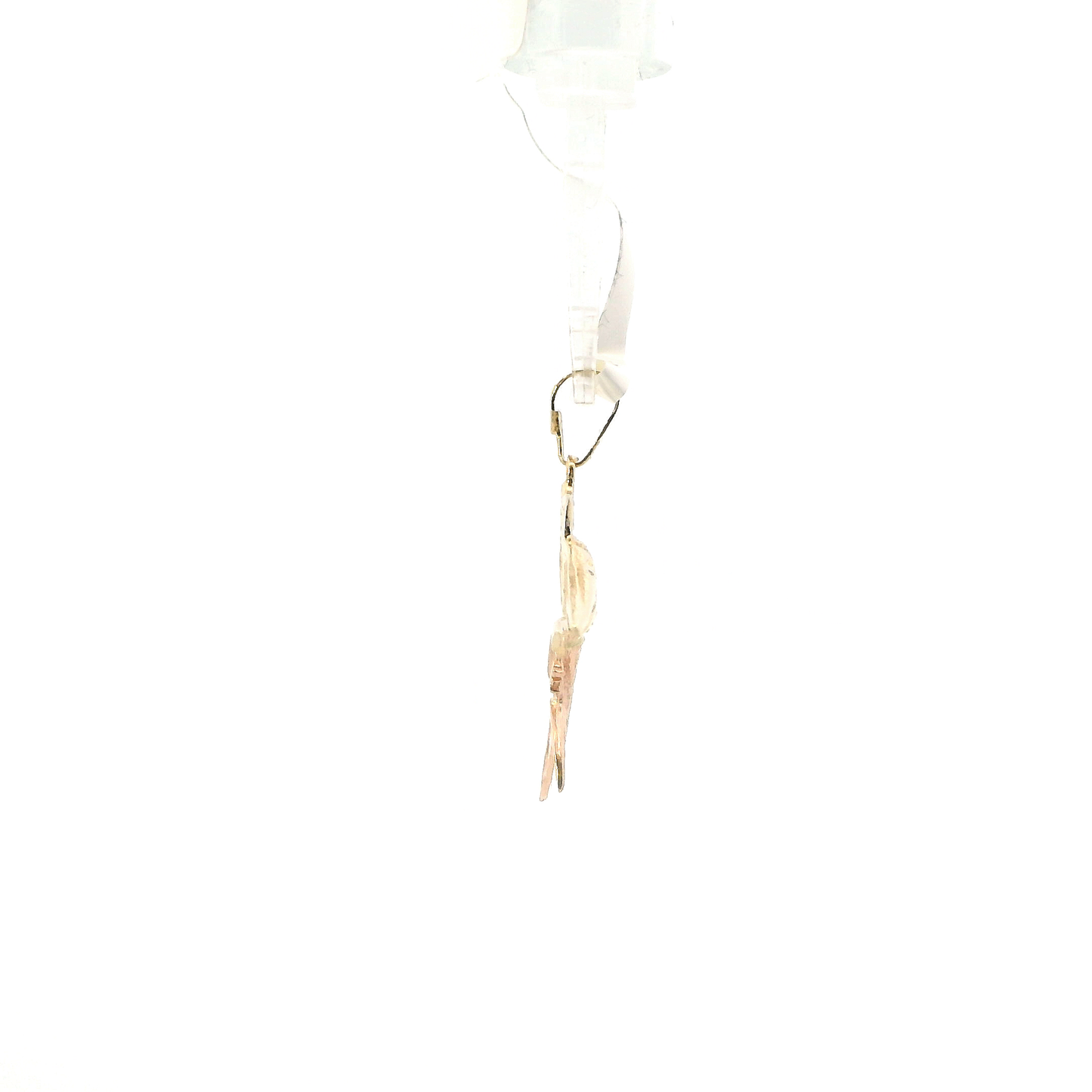 14K Tri Color Gold Swordfish Pendant