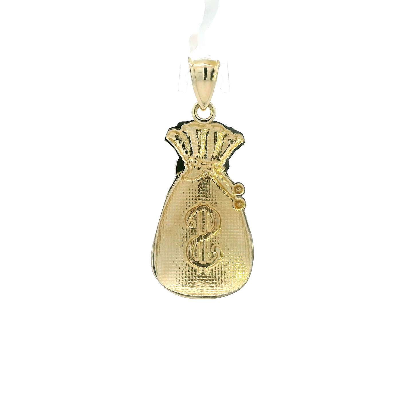 10K Yellow Money Bag Pendant
