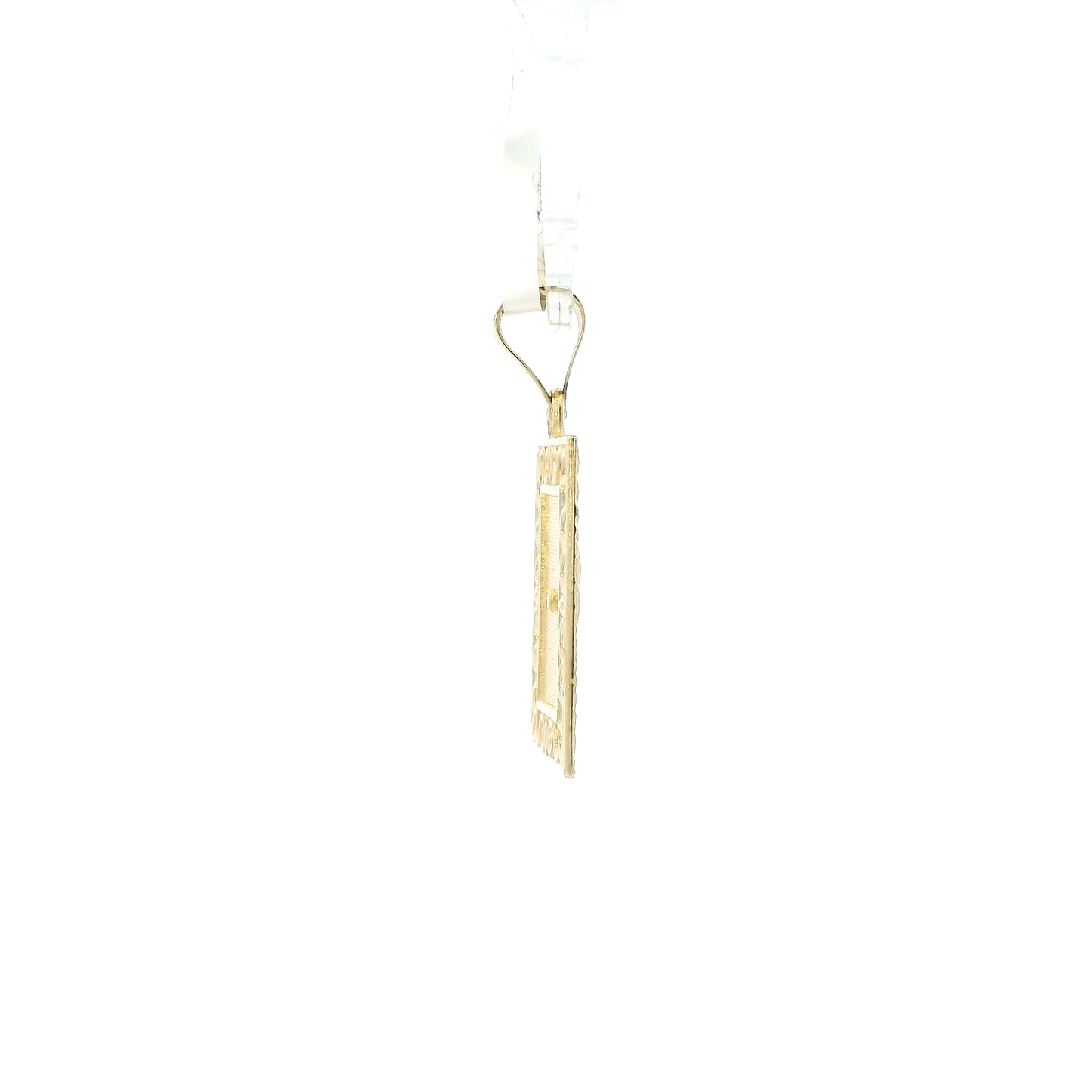14K Yellow & White Gold Praying Hands Pendant