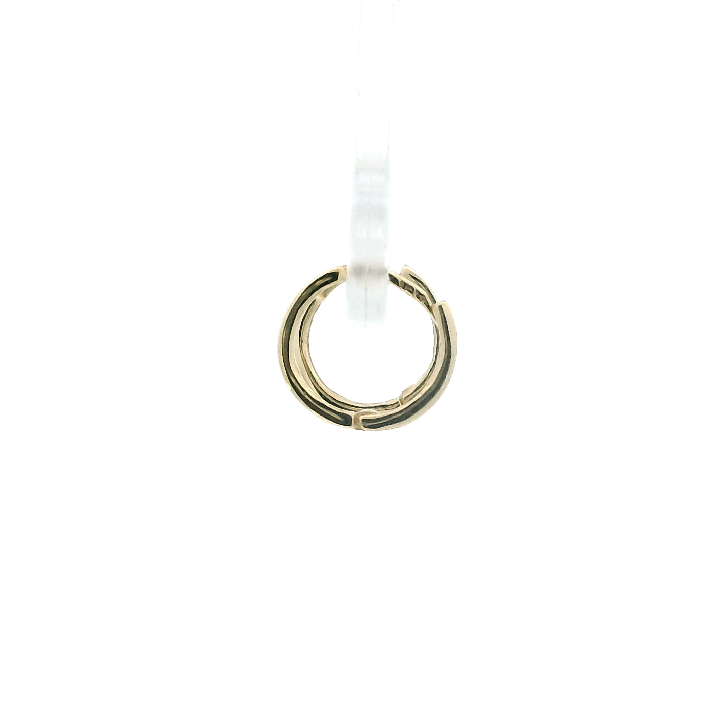 10K Yellow Gold Huggie Hoop Earrings