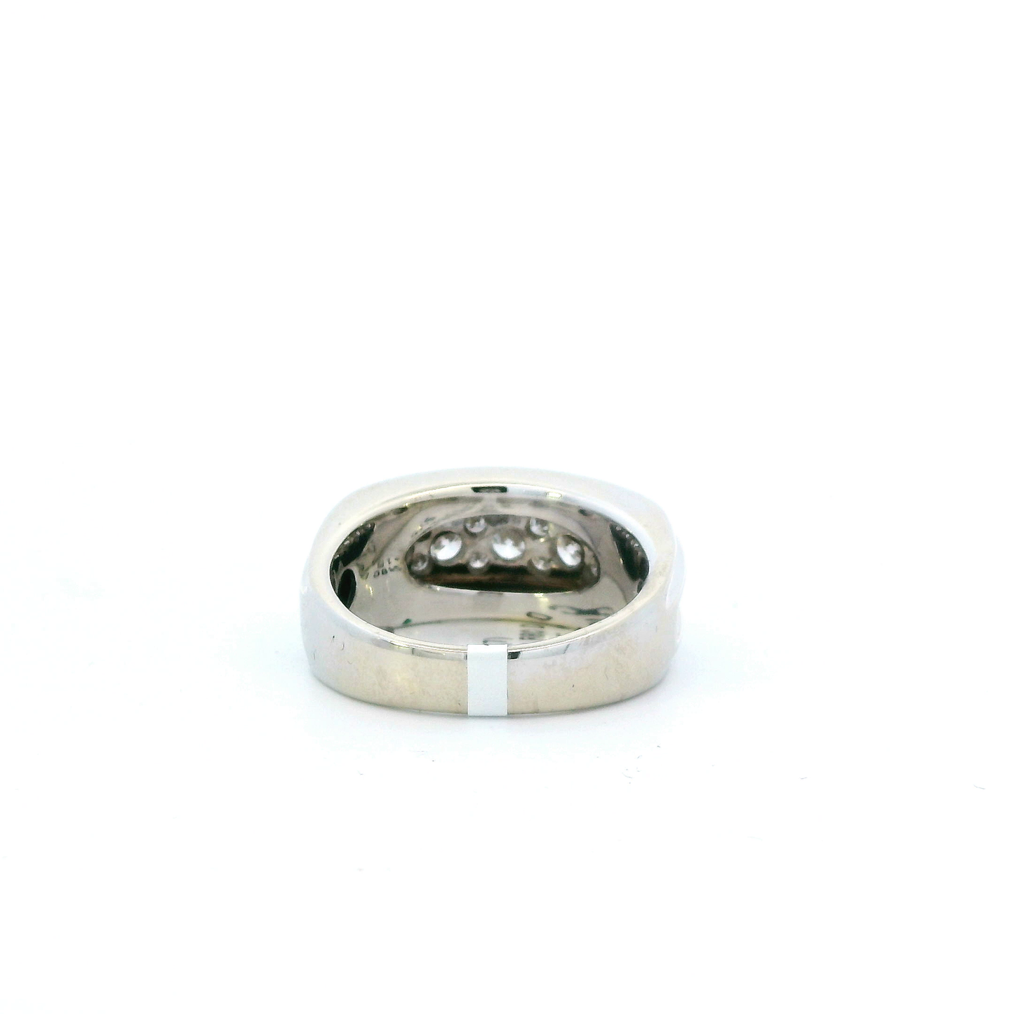 14K White Gold Diamond Mens Ring - 1.91ct