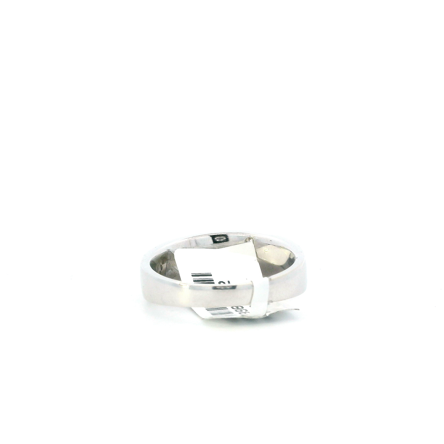 10K White Gold Diamond Mens Ring - 0.19ct