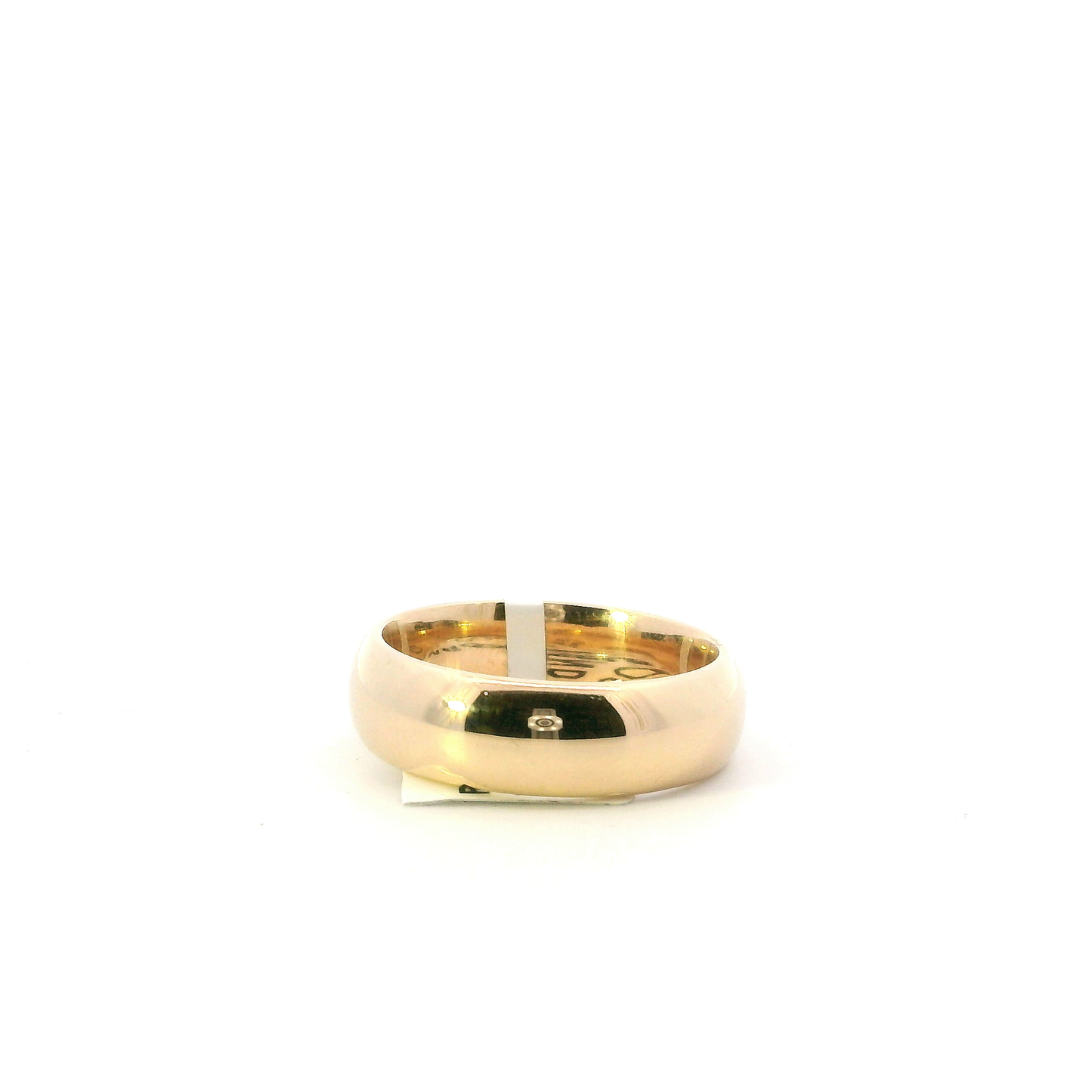 14K Yellow Gold Plain Comfort Band