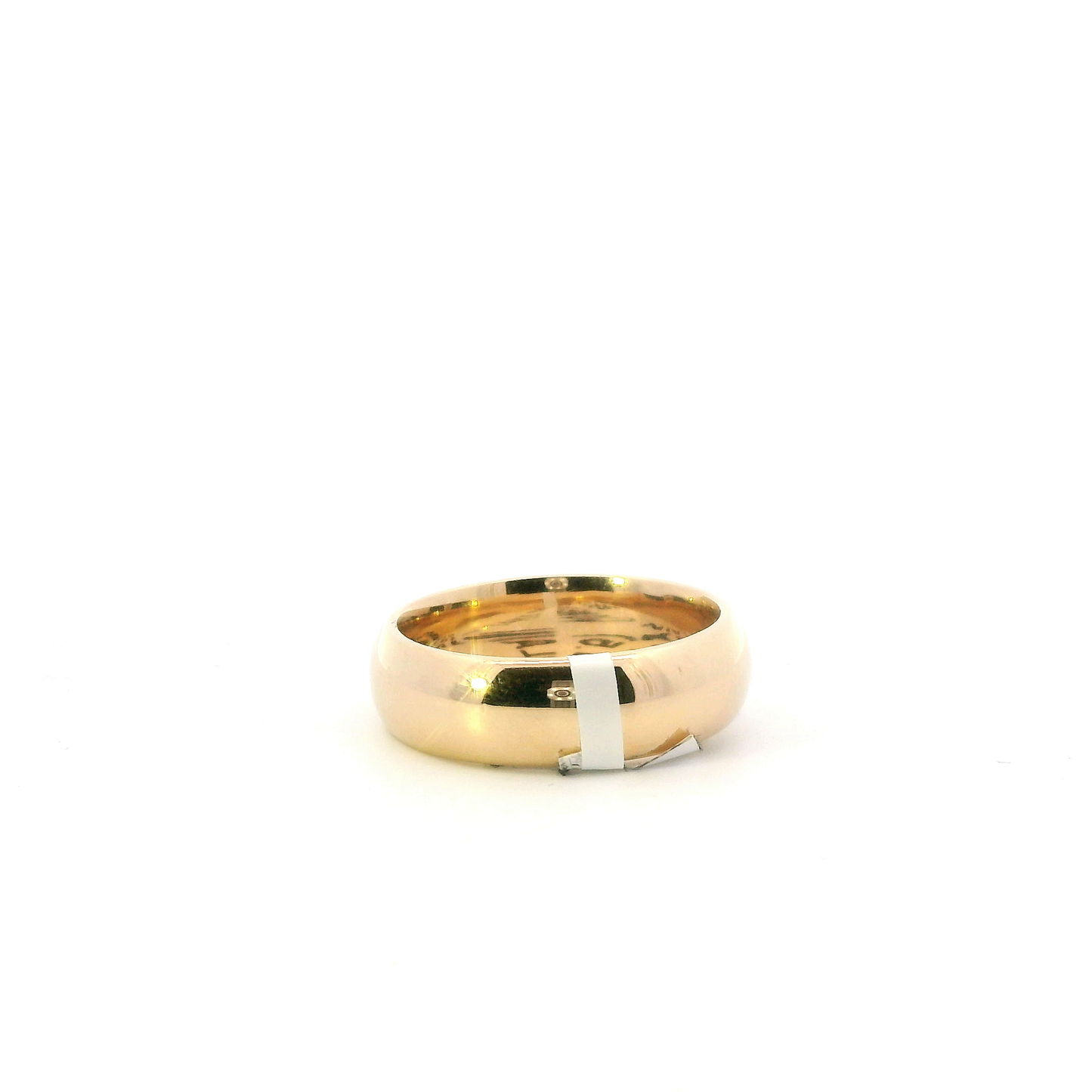 14K Yellow Gold Plain Comfort Band