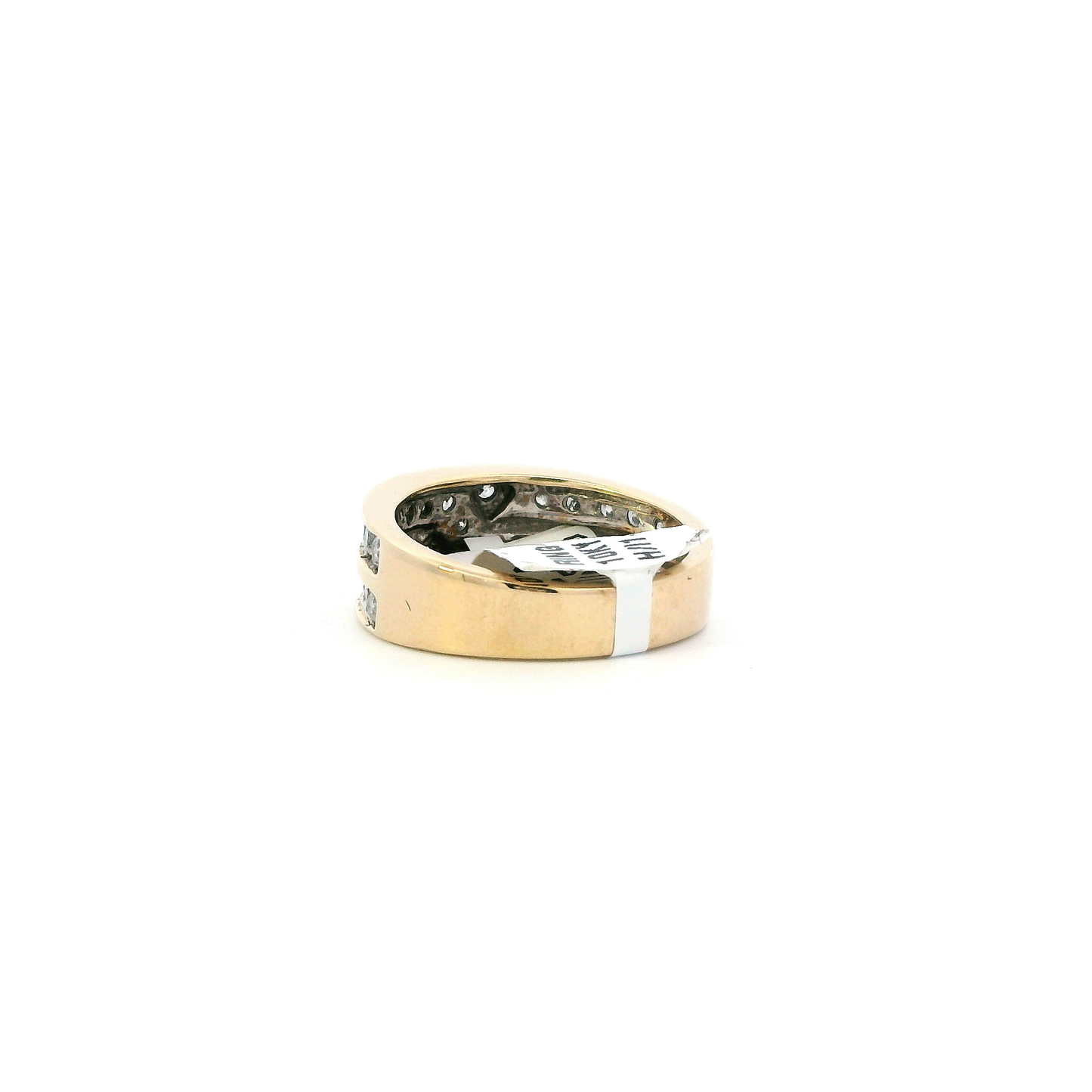 10K Yellow Gold Diamond Mens Ring - 1.03ct