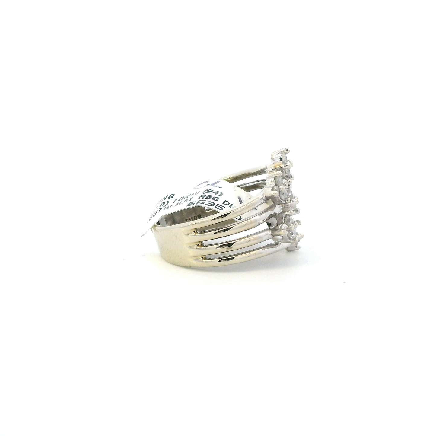 10K Yellow Gold Diamond Mens Rings - 0.60ct
