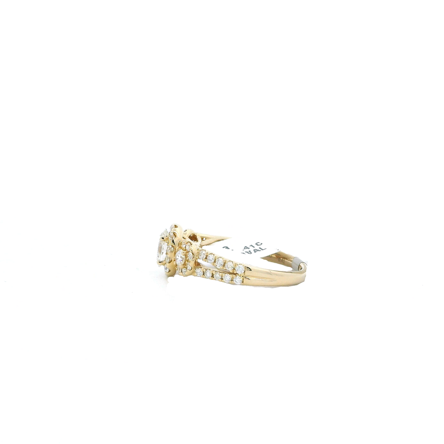 14K Yellow Gold Lab Grown Diamond Ring - 0.90ct
