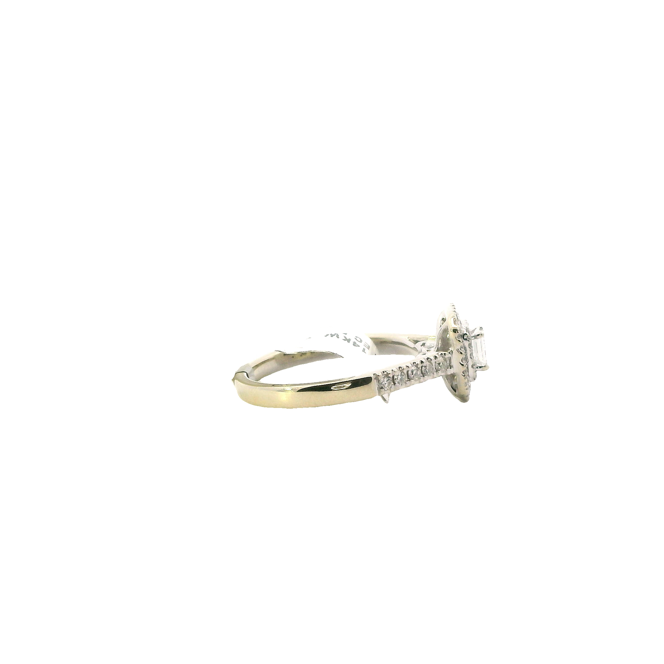 14K White Gold Diamond Womens Ring - 0.46ct